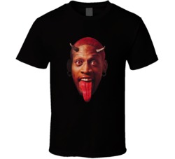 Dennis Rodman Funny Basketball Devil Bulls Sports Fan T Shirt 38905812