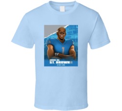 Amon Ra St Brown Wr Detroit Football Lions Fan T Shirt 38920128