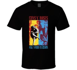 Guns Roses Cool Rock Band Metal Music Vintage Rock And Roll Concert T Shirt 38949171