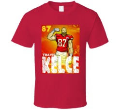 Travis Kelce Kansas City Tight End Chiefs Football Sports Fan T Shirt 38949175