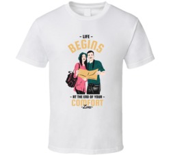 Life Begins At The End Of Your Comfort Zone Adventures Camping Outdoorsman Fishing Cottage Graphic T Shirt 39047066