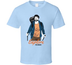 Explore The Unseen Cool Hiking Walking Climping Camping Adventures Outdoors Nature T Shirt 39047068