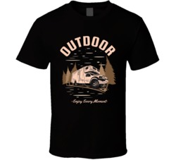 Outdoor Enjoy Every Moment Adventures Camping Outdoorsman Fishing Cottage Graphic T Shirt 39047069