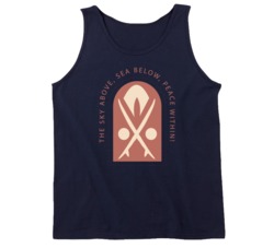 The Sky Above Below Peace Within Surfing Surf Board Ocean Swimming Vacation Summer Surfing Graphic Tanktop 39049211