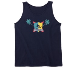 Wave Life Surfing Surf Surfboard Summer Waves Vacation Graphic Tanktop 39049222