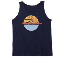 Wave Wipe Out All Worries Surfing Surf Surfboard Summer Waves Vacation Graphic Tanktop 39049248