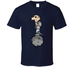 Weiner Dog Astronaut Astroid Funny Animal Space Cartoon Animal Lover Fan T Shirt 39049308