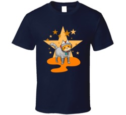 Astronaut Cat Star Sun Funny Animal Space Cartoon Animal Lover Fan T Shirt 39049309