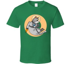 Astronaut Grey Cat Animal Lover Funny Animal Space Cartoon Animal Lover Fan T Shirt 39049320