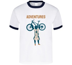 Adventures Motorcyle Bicycle Mountain Biking Extreme Sports Summer Outdoor T Shirt 39058613