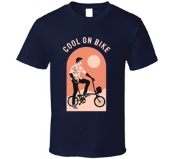 Cool On Bike Motorcyle Bicycle Mountain Biking Extreme Sports Summer Outdoor T Shirt 39058642
