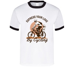 Express Your Love By Cycling Motorcyle Bicycle Mountain Biking Extreme Sports Summer Outdoor T Shirt 39058645