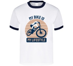 My Bike Is My Lifestycle Motocross Bmx Motorcyle Bicycle Mountain Biking Extreme Sports Summer Outdoor T Shirt 39058650