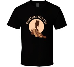 Mountain Expedition Camping Outdoors Cool Mountains Trees Rockies Graphic T Shirt 39084013