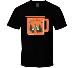 More Than Just A Camp Camping Outdoors Cool Mountains Trees Rockies Graphic T Shirt 39084049