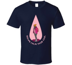 Hiking Calm Your Soul Camping Outdoors Cool Mountains Trees Rockies Graphic T Shirt 39084052