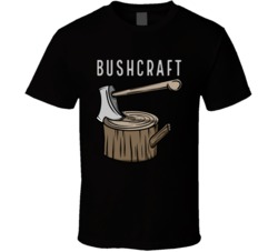 Bushcraft Cool Cottage Camping Outdoors Cool Mountains Trees Rockies Graphic T Shirt 39084061