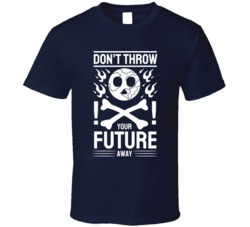 Don't Through Your Future Away Earth Geography Whale Animals Planet T Shirt 39090627