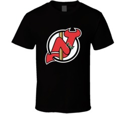 New Jersey Devils Parody Logo Nhl Sports Fan Graphic T Shirt 39122614