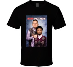 Nikola Jokic Jamal Murray Denver Nuggets Funny Step Brothers Parody Sports Fan T Shirt 39128262