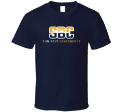 Sunbelt Conference Logo Cool Sports Fan Ncaa College T Shirt 39149650
