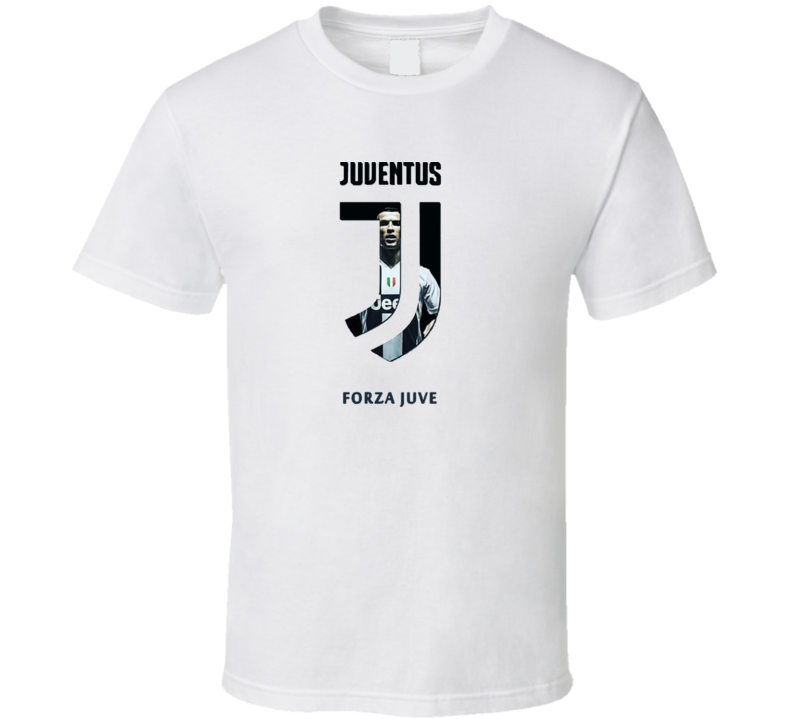 Juventus Cristiano Ronaldo Forza Juve Soccer Fan Tshirt