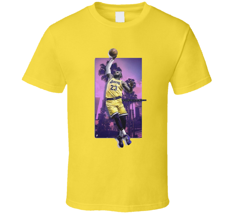 Lebron James Los Angeles Lakers The Goat Basketball Fan Tshirt