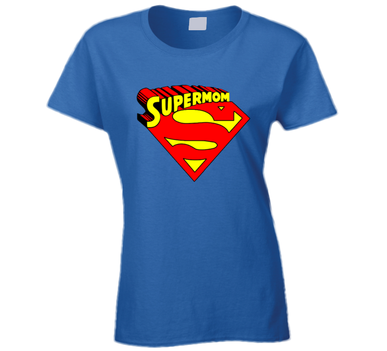 Supermom Funny Mothers Day Parody Fan Ladies T Shirt