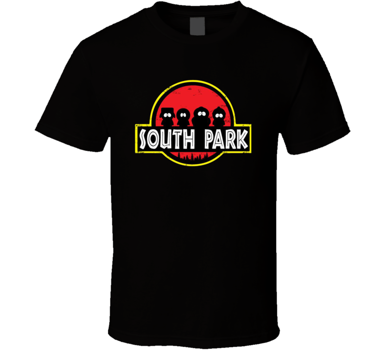 South Park Jurassic Park Parody Logo Funny T Shirt