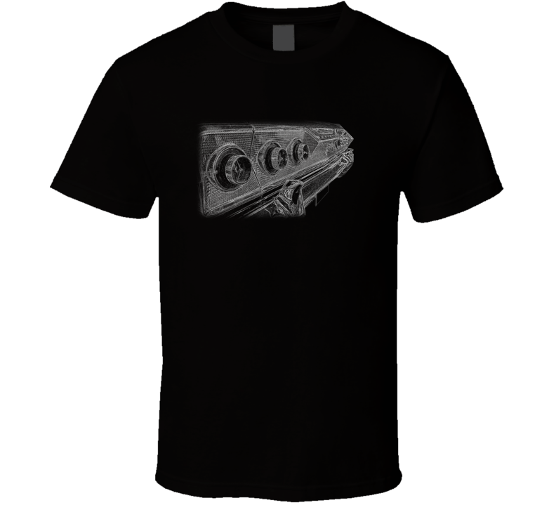 63 Impala Rear Dark T Shirt 63 Impala Rear Dark T Shirt