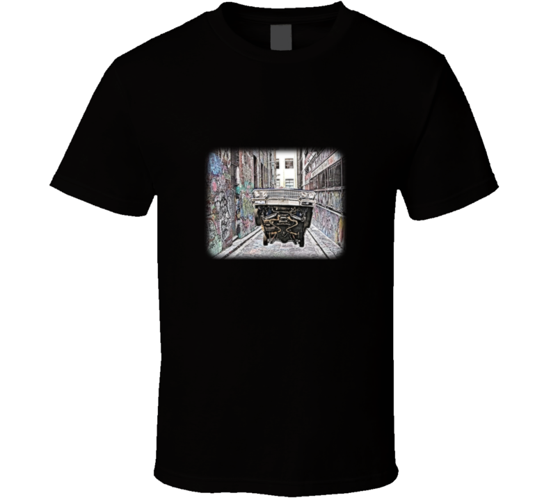 Impala Hopping in Alley Black T Shirt Impala Hopping in Alley Black T Shirt