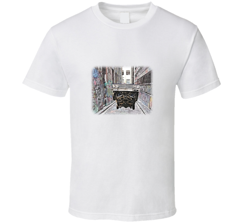 Impala Hopping in Alley White T Shirt Impala Hopping in Alley White T Shirt