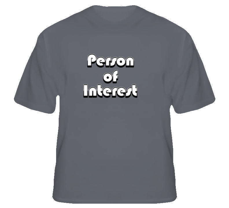 Person of Interest Gray T Shirt