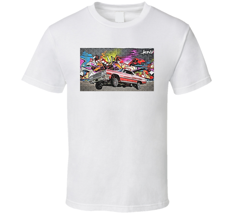 Lowrider 64 Impala 3 Wheel Motion T Shirt Lowrider 64 Impala 3 Wheel Motion T Shirt