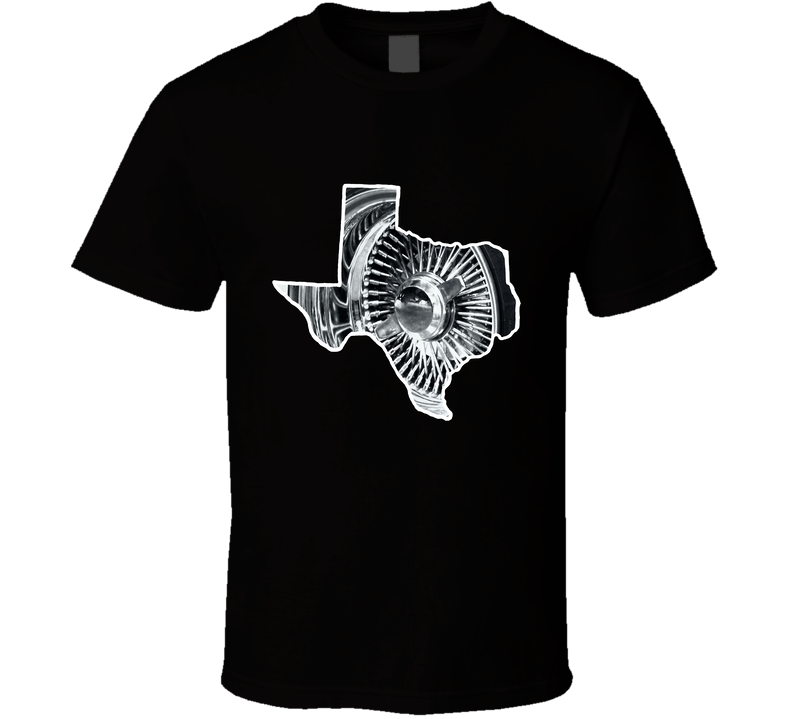 Texas Lowrider Wheel Dark T Shirt Texas Lowrider Wheel Dark T Shirt