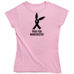 Pray For Manchester Hope Ladies T Shirt 36570233