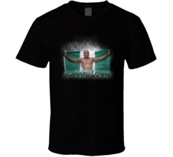 Kamaru Usman Fighter Flag Fan T Shirt 36584455