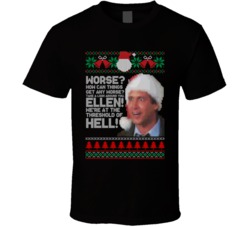 Threshold Of Hell National Lampoons Christmas Vacation Ugly Sweater T Shirt 37082632