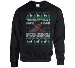 Uncle Lewis Dump Truck Christmas Vacation Ugly Knit Sweatshirt Crewneck Sweatshirt 37099979