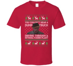 Uncle Lewis Dump Truck Christmas Vacation Ugly Knit T Shirt 37099981
