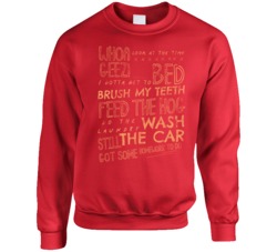 Look At The Time Get To Bed Christmas Vacation Crewneck Crewneck Sweatshirt 37106258