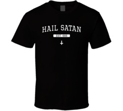 Hail Satan American Airlines Est 666 T Shirt 37146359