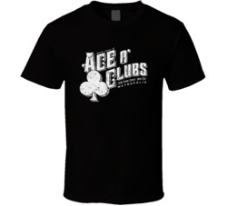 Ace O Clubs Comic Book Fictional Bar Logo T Shirt 37179317