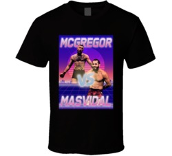 Conor Mcgregor Vs Jorge Masvidal 80s Retro T Shirt 37438711