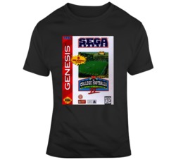 College Footballs National Championship Sega Genesis Cover T Shirt 37452521