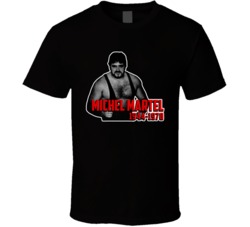Michel Martel Wrestling Memorial Fan T Shirt 37452597