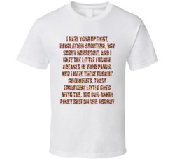 Donut Scene The Rookie Retro 90s Movie Quote Poster Fan T Shirt 37456497