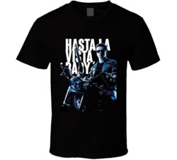 Hasta La Vista Baby Terminator Judgement Day Retro 90s Movie Quote Poster Fan T Shirt 37456500