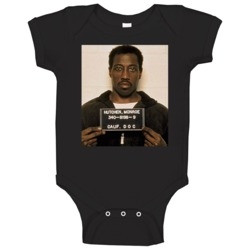 Wesley Snipes Celebrity Movie Star Mugshot Baby One Piece 37772953