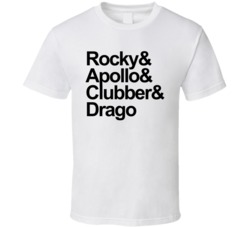 Rocky And Apollo And Clubber And Drago T Shirt 37773326